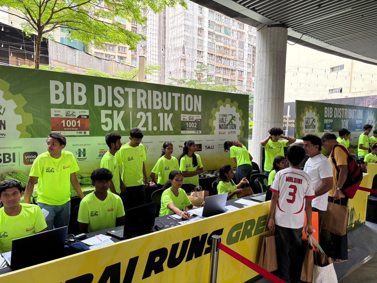 The Bib Expo ahead of race day